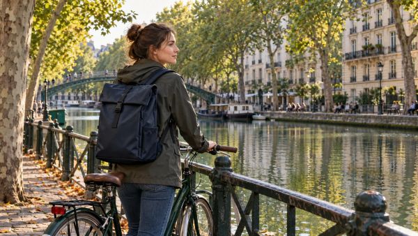 Découvrez les sacs à dos urbains femme étanches au design classique