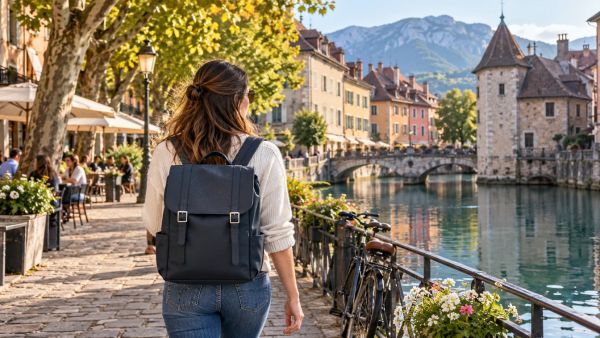 Découvrez les sacs à dos urbains femme étanches au design classique